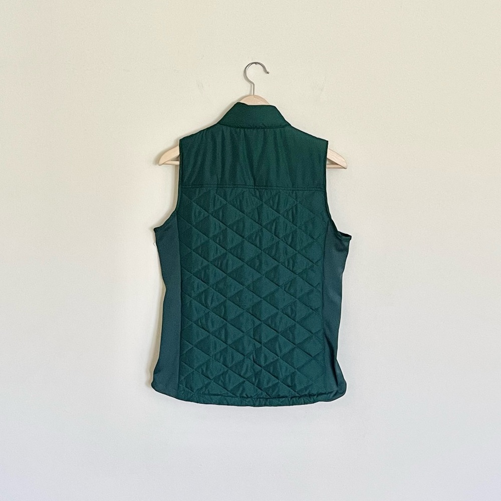 NEW Maurices Gilet Quilted Pine Green Zip Up Puffer Vest Women’s size Small - Picture 5 of 8